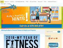 Tablet Screenshot of fittingfitnessin.com
